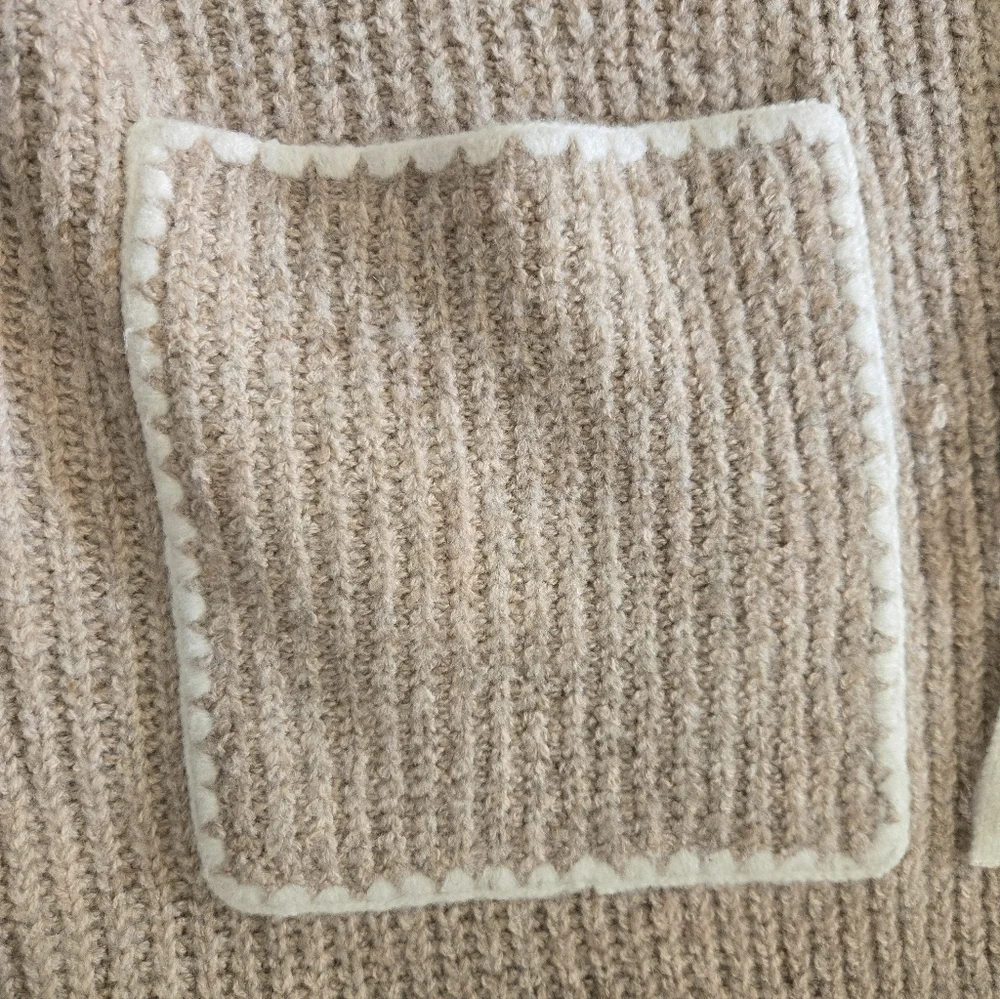 Anthropologie Beige and Cream Cardigan: NWT - Picture 5 of 7